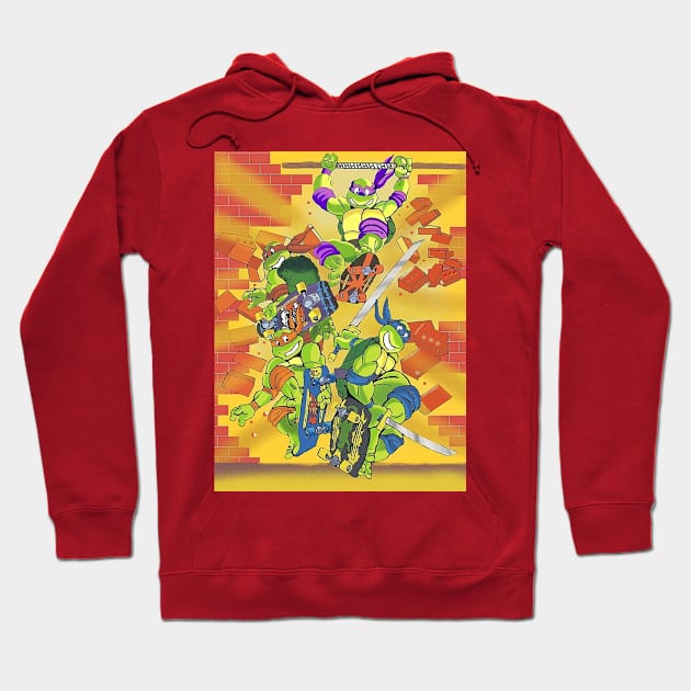 Teenage Mutant Ninja Turtles Hoodie by juni